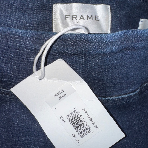 Frame Denim Dark Indigo Flare Jeans - Picture 3 of 3